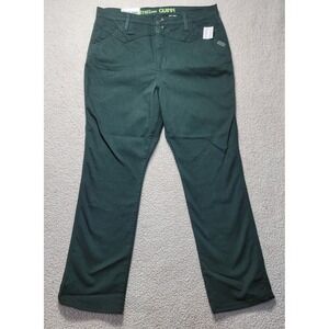 Cruel Denim Quinn Green Western Yoke Straight Leg Jeans CB74654002 Womens 34/17R